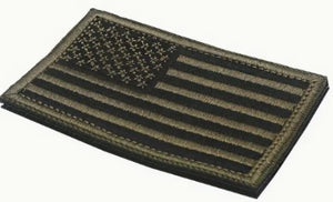 2"x3" Tactical Ranger Green Embroidered USA Flag