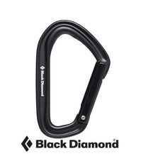 Load image into Gallery viewer, Hotforge Straight Gate Carabiner Black for Big Wall Ice Sport and Trad Climbing
