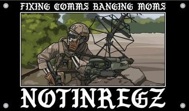 Not In Regs Fixing Comms Banging Moms Flag