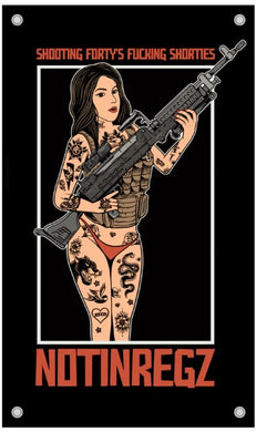 Not in Regs Shorty's Forty Flag