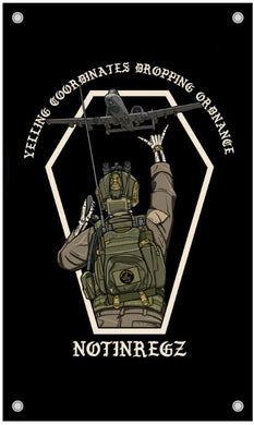 Not In Regs  Yelling Coordinates Dropping Ordinance Flag