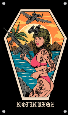 Not In Regs Death From Above Flag