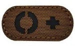 Load image into Gallery viewer, 1"x2" Tactical Laser Cut Blood Type Patch