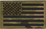 Load image into Gallery viewer, 3"x2" Tactical Laser Cut USA Flag Patch